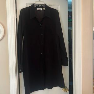 Black shirt dress - Large